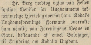 18990316 Tunsbergeren - avskjedsfest for Lorens Berg.png